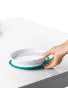 OXO tot Farfurie cu fixare prin suctiune teal
