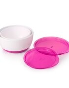 OXO tot Set 2 boluri alimentare cu capac roz 200360 ml