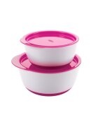 OXO tot Set 2 boluri alimentare cu capac roz 200360 ml