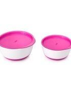OXO tot Set 2 boluri alimentare cu capac roz 200360 ml