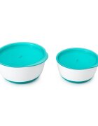 OXO tot Set 2 boluri alimentare cu capac teal 200360 ml