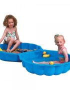 Paradiso Toys Cutie de nisip Scoica dubla Albastra