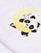Paturica fermecata Prosop de baie cu gluga model panda 75x75 cm