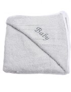 Paturica fermecata Prosop de baie frotir bumbac gri 75x75 cm