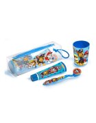 Paw Patrol Set ingrijire dentala pentru baieti pahar pasta de dinti periuta si etui