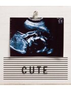 PEARHEAD Rama foto ecografie cu litere pentru personalizare