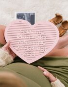PEARHEAD Tabla decorativa inimioara cu litere pentru personalizare