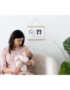 PEARHEAD Tablou cu fotografie si amprente ale bebelusului
