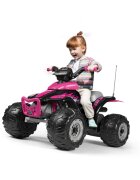 PEG-PEREGO ATV pentru copii Peg Perego Corral T-Rex 330W 12V Roz Negru
