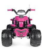 PEG-PEREGO ATV pentru copii Peg Perego Corral T-Rex 330W 12V Roz Negru