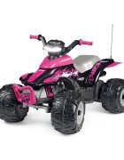 PEG-PEREGO ATV pentru copii Peg Perego Corral T-Rex 330W 12V Roz Negru