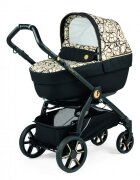PEG-PEREGO Carucior 3 in 1 Peg Perego Book Lounge 0 - 22 kg Graphic Gold Negru Bej i-Size