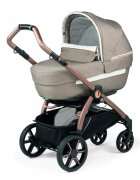 PEG-PEREGO Carucior 3 in 1 Peg Perego Book Lounge 0 - 22 kg Mon Amour Bej Roz i-Size