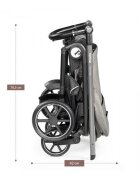 PEG-PEREGO Carucior 3 in 1 Peg Perego Veloce Lounge 0 - 22 kg City Grey gri alb i-Size