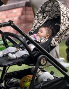 PEG-PEREGO Carucior 3 in 1 Peg Perego Veloce Lounge 0 - 22 kg Graphic Gold negru bej i-Size