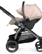 PEG-PEREGO Carucior 3 in 1 Peg Perego Veloce Lounge 0 - 22 kg Mon Amour bej roz i-Size