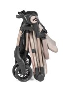 PEG-PEREGO Carucior copii Peg Perego Volo ultracompact 0 - 22 kg cu spatar si suport pentru picioare reglabile frana centralizata bara frontala detasabila si geanta transport inclusa 5.4 kg Mon Amour Bej Roz