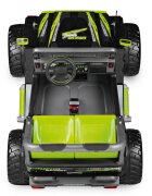 PEG-PEREGO Masina electrica pentru copii Gaucho Sport 12V VerdeNegru 500W cu suspensii 2 locuri reglabile si pornire lenta