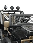 PEG-PEREGO Masina electrica pentru copii Peg Perego Gaucho XP 24V negrumaro cu radio lumini led schimbator viteza amortizoare scaun reglabil centura de siguranta