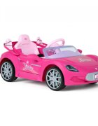 PEG-PEREGO Masinuta electrica pentru copii Peg Perego Barbie cu telecomanda lumini Led radio cu muzica viteza 3 kmh 2 motoare de 30W