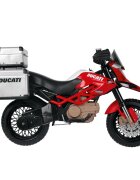 PEG-PEREGO Motocicleta electrica pentru copii Peg Perego Ducati Enduro cu roti din cauciuc scaun ergonomic lumini led si doua viteze 330W