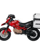 PEG-PEREGO Motocicleta electrica pentru copii Peg Perego Ducati Enduro cu roti din cauciuc scaun ergonomic lumini led si doua viteze 330W