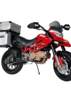 PEG-PEREGO Motocicleta electrica pentru copii Peg Perego Ducati Enduro cu roti din cauciuc scaun ergonomic lumini led si doua viteze 330W