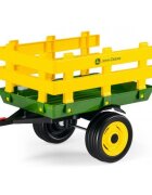 PEG-PEREGO Remorca pentru Kart Peg Perego John Deere 3 ani+ verde galben