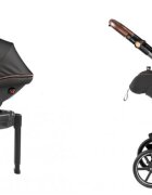PEG-PEREGO Scaun auto Peg Perego i-Size Primoviaggio Lounge 500 NegruGri 40-87 cm 0-13 kg testat ADAC