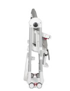 PEG-PEREGO Scaun de masa 2 in 1 Peg Perego Prima Pappa Zero Follow Me Plus 0-15 kg Gri Ice