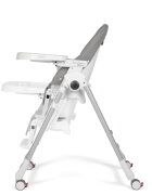 PEG-PEREGO Scaun de masa 2 in 1 Peg Perego Prima Pappa Zero Follow Me Plus 0-15 kg Gri Ice