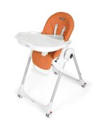 PEG-PEREGO Scaun de masa 2 in 1 prima Pappa Zero Follow Me 0-15 Kg wonder orange portocaliu Peg Perego