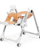 PEG-PEREGO Scaun de masa Peg Perego 2 in 1 Prima Pappa Zero Follow Me Peach Portocaliu