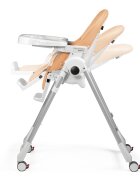 PEG-PEREGO Scaun de masa Peg Perego 2 in 1 Prima Pappa Zero Follow Me Peach Portocaliu