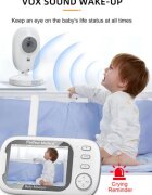 PERFECT MEDICAL Baby monitor si camera audio-video wireless pentru supraveghere bebe