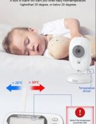 PERFECT MEDICAL Baby monitor si camera audio-video wireless pentru supraveghere bebe