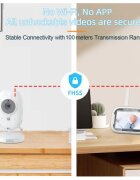 PERFECT MEDICAL Baby monitor si camera audio-video wireless pentru supraveghere bebe