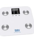 PERFECT MEDICAL Cantar digital inteligent Smart PM-48 cu bluetooth sticla securizata suprafata antiderapanta si 4 senzori de inalta precizie