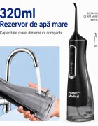 PERFECT MEDICAL Dus bucal portabil PM-51B cu 4 moduri de curatare rezervor 320 ml si presiune 30-120 PSI