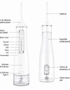 PERFECT MEDICAL Dus bucal portabil PM-51W cu 4 moduri de curatare rezervor 320 ml si presiune 30-120 PSI