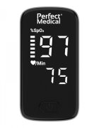 PERFECT MEDICAL Pulsoximetru de deget monitorizare Sp O2 si puls negru