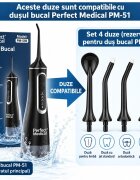 PERFECT MEDICAL Set 4 duze pentru dus bucal PM-51 Negru