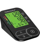 PERFECT MEDICAL Tensiometru de brat PM-53 cu senzori de inalta precizie manseta 22-36 cm functie vocala in limba romana ecran iluminat detectare aritmie si AFib memorie 2 x 199