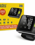 PERFECT MEDICAL Tensiometru de incheietura PM-52 cu senzori de inalta precizie manseta 135-215 cm functie vocala in limba romana detectare aritmie memorie 2 x 199