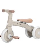 Petite&Mars Bicicletatricicleta pentru copii PetiteMars Bingo Bej 3 in 1 multifunctionala cu pedale detasabile ghidon directionabil sa reglabila pe inaltime 2.3 kg greutate admisa 25 kg 12-36 luni