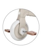 Petite&Mars Bicicletatricicleta pentru copii PetiteMars Bingo Bej 3 in 1 multifunctionala cu pedale detasabile ghidon directionabil sa reglabila pe inaltime 2.3 kg greutate admisa 25 kg 12-36 luni