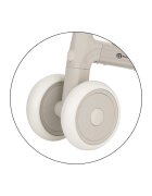Petite&Mars Bicicletatricicleta pentru copii PetiteMars Bingo Bej 3 in 1 multifunctionala cu pedale detasabile ghidon directionabil sa reglabila pe inaltime 2.3 kg greutate admisa 25 kg 12-36 luni