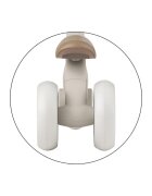Petite&Mars Bicicletatricicleta pentru copii PetiteMars Bingo Bej 3 in 1 multifunctionala cu pedale detasabile ghidon directionabil sa reglabila pe inaltime 2.3 kg greutate admisa 25 kg 12-36 luni