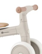 Petite&Mars Bicicletatricicleta pentru copii PetiteMars Bingo Bej 3 in 1 multifunctionala cu pedale detasabile ghidon directionabil sa reglabila pe inaltime 2.3 kg greutate admisa 25 kg 12-36 luni