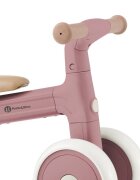 Petite&Mars Bicicletatricicleta pentru copii PetiteMars Bingo Roz 3 in 1 multifunctionala cu pedale detasabile ghidon directionabil sa reglabila pe inaltime 2.3 kg greutate admisa 25 kg 12-36 luni